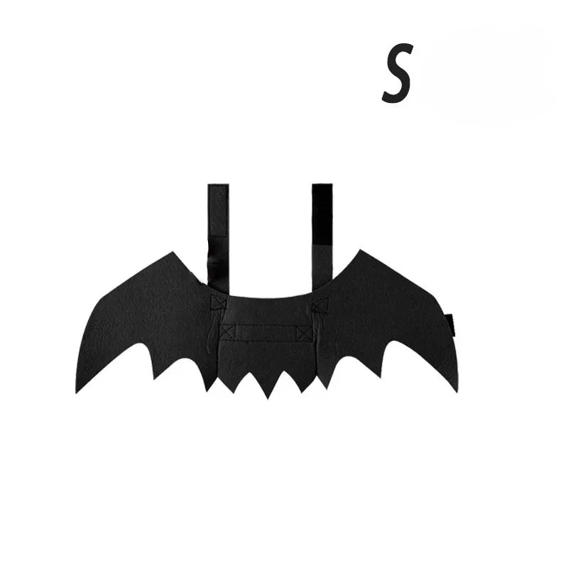Pet Bat Wings Felt Halloween Costume Small Dog Cat Wings Apparel Funny Dress-Up for Halloween Party Cosplay Pet Accessories