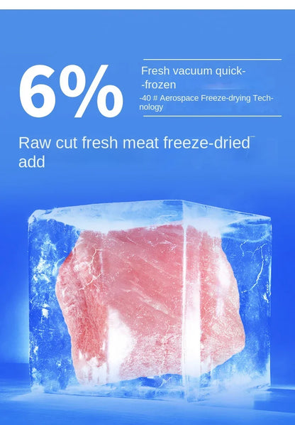 Pet Freezedried Cat Food General Grain-free High Protein Fresh Meat Nutritious Cat Food Main Food Probiotics Grain-free Cat Food