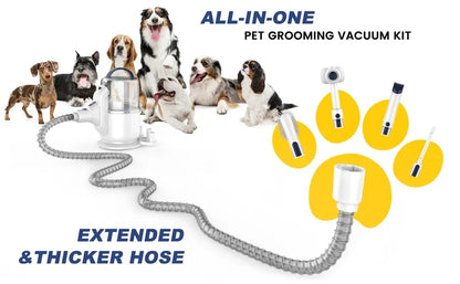 Pet Accessories Wholesale China New Arrivals Containable Dog Hair Vacuum Cleaner With Fitting Bracket Pet Vacuum