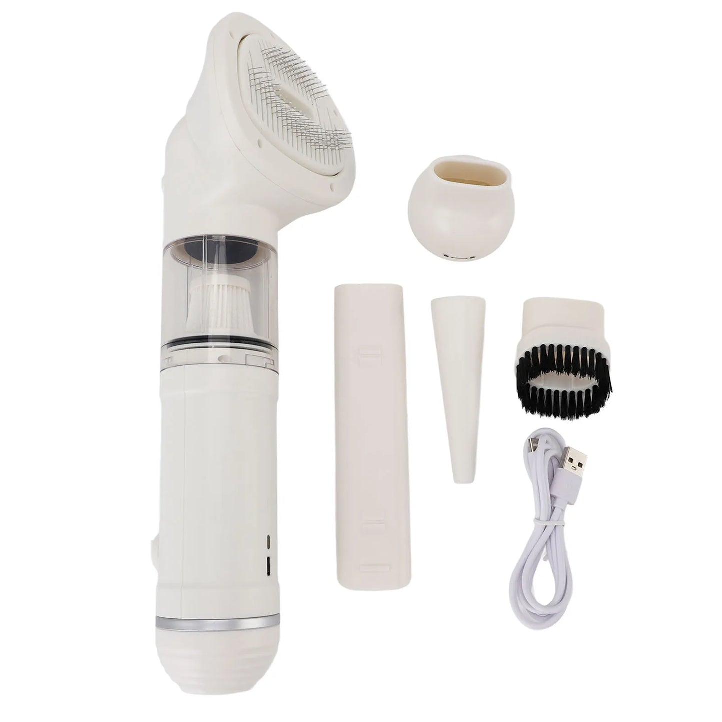 Pet Grooming Vacuum Kit Pet Grooming Vacuum Cleaner Automatic Shedding Brush Dog Vacuum Grooming Kit for Dogs Cats Bed Carpet