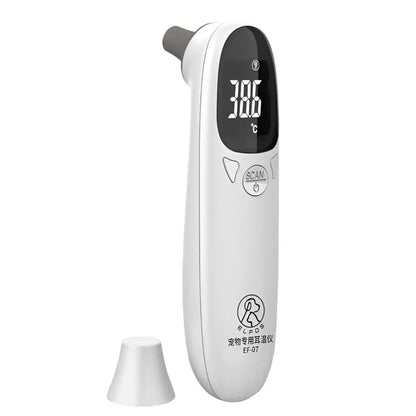 Pet Ear Digital Thermometer Non-Contact Electronic Dog Ear Thermometers Dogs Puppy Cats Measuring for Veterinary Pet Supplies