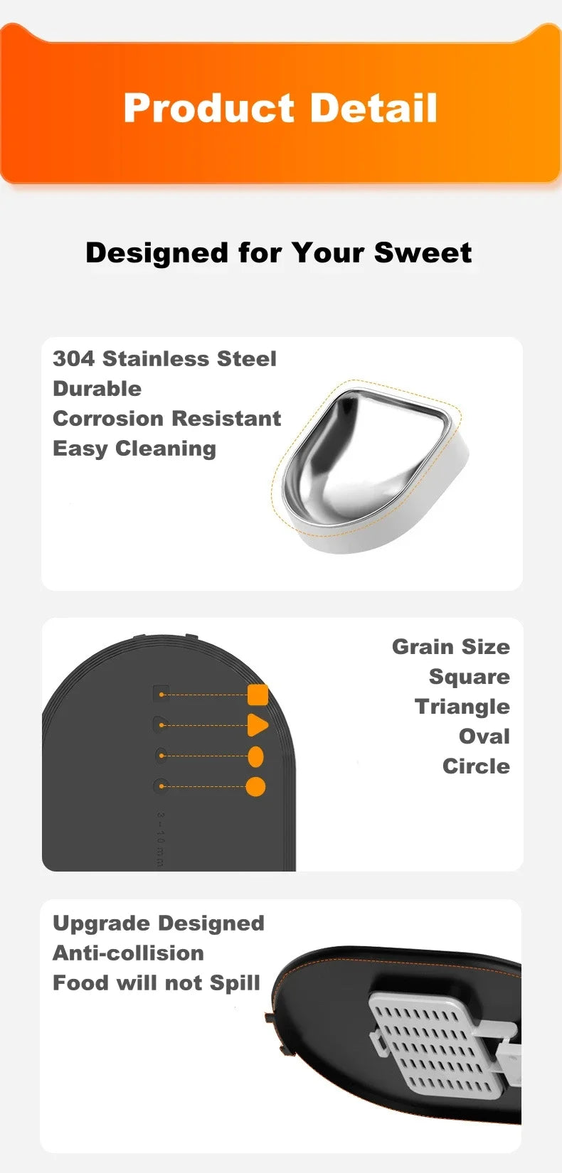 Video Automatic Pet Feeder with HD Camera, Food Dispenser for Cats and Dogs WiFi Smart Feeder with Camera 4L 2-Way Audio,Mobile