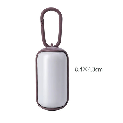 Dog Poop Bag Dispenser,Pet Waste Bag Holder for Leash with Carabiner Clip,with 15pcs Leak-proof Doggy Waste Bags for Dog Walking