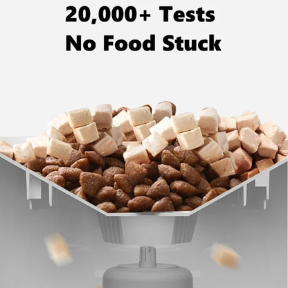 Video Automatic Pet Feeder with HD Camera, Food Dispenser for Cats and Dogs WiFi Smart Feeder with Camera 4L 2-Way Audio,Mobile