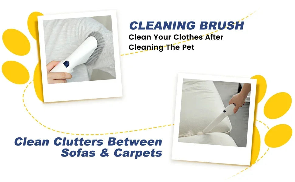 Pet Accessories Wholesale China New Arrivals Containable Dog Hair Vacuum Cleaner With Fitting Bracket Pet Vacuum