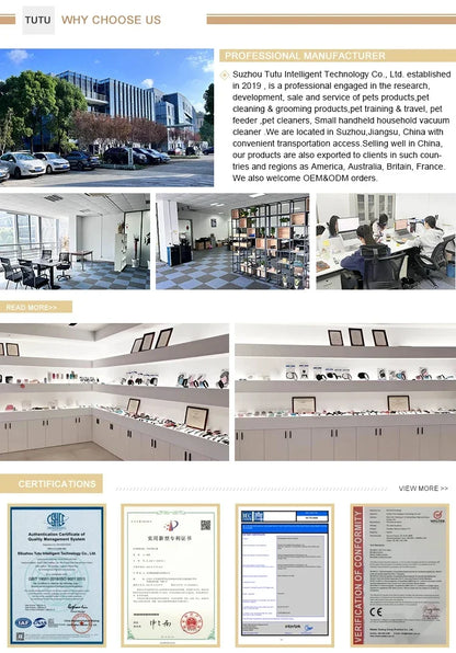 Pet Accessories Wholesale China New Arrivals Containable Dog Hair Vacuum Cleaner With Fitting Bracket Pet Vacuum