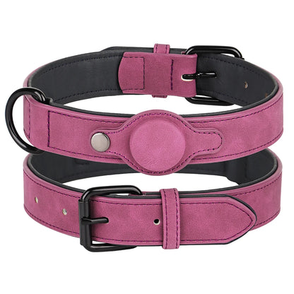 Dog Collar High Quality PU Leather Pet Collars Anti-lost Tag Collar Adjustable for Small Medium Dogs Chihuahua Pug  Accessories